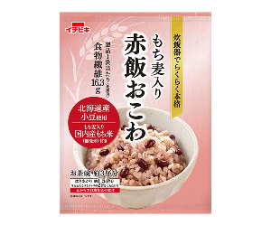 らくらく炊きたて もち麦入り赤飯おこわ