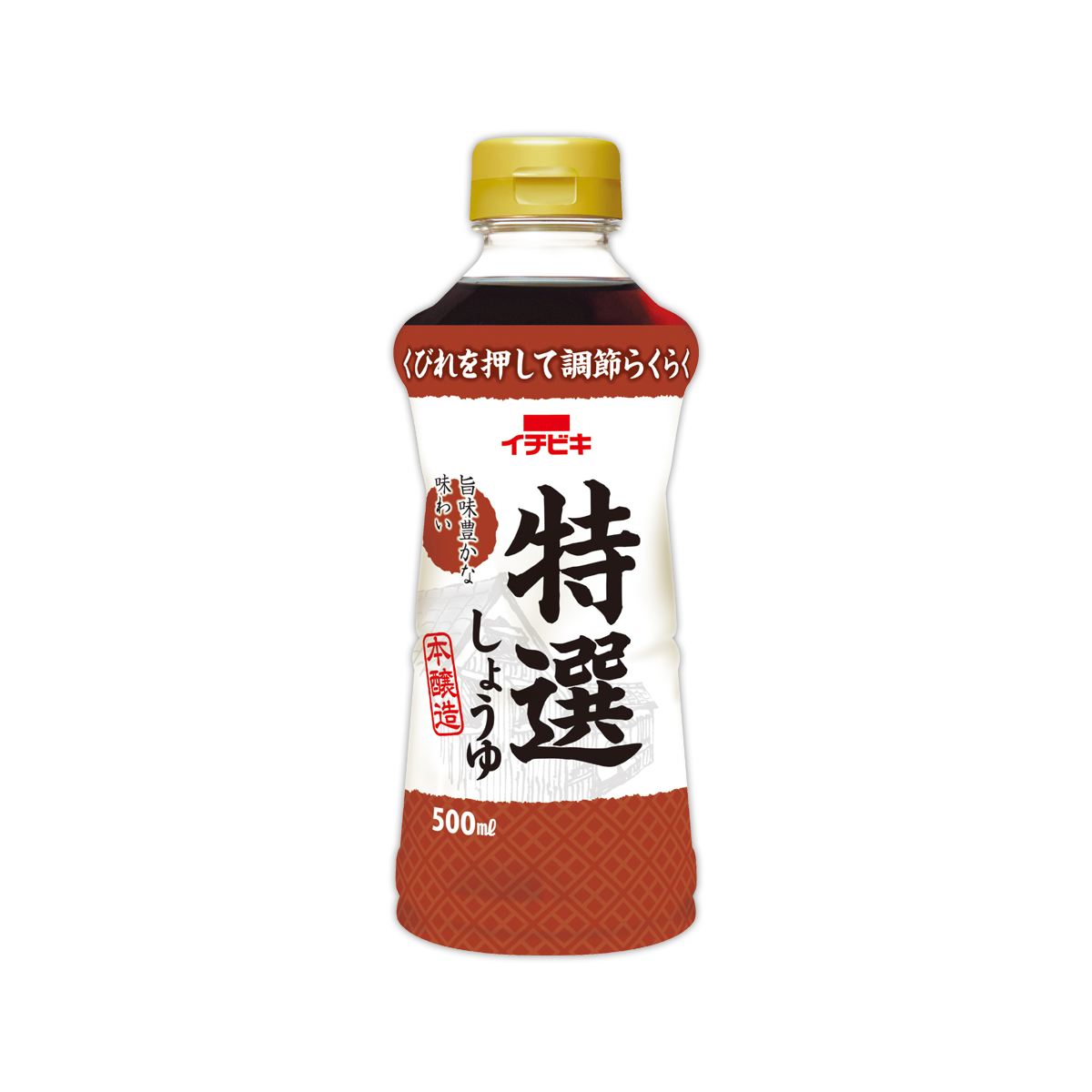 公式ストア イチビキ 無添加国産しょうゆ ５００ｍｌ １本