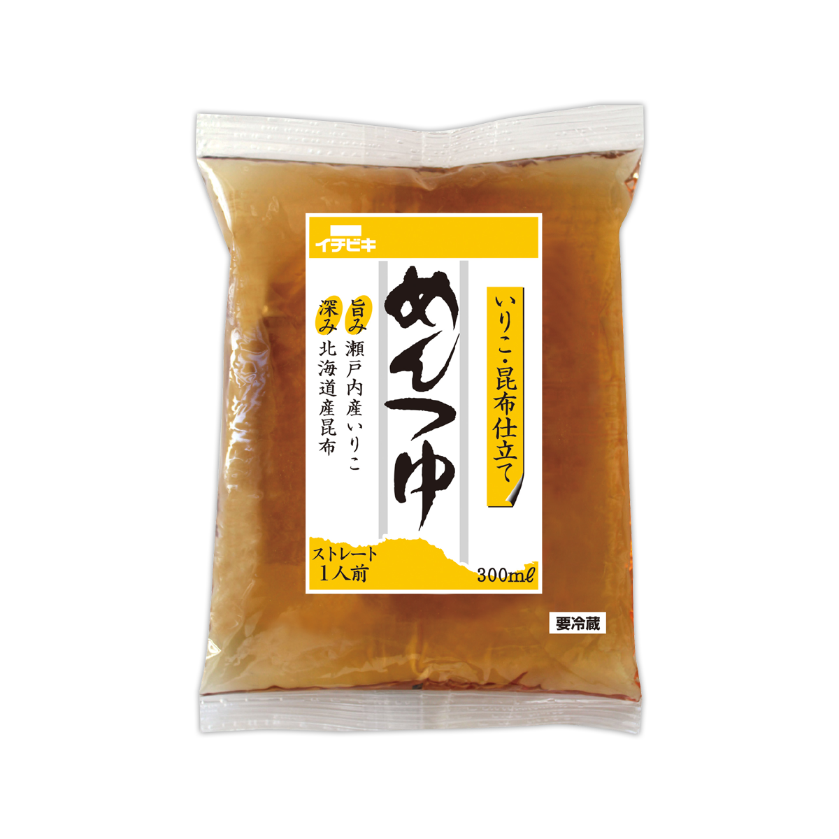 いりこ・昆布仕立てめんつゆストレート 300ml | イチビキ 公式サイト