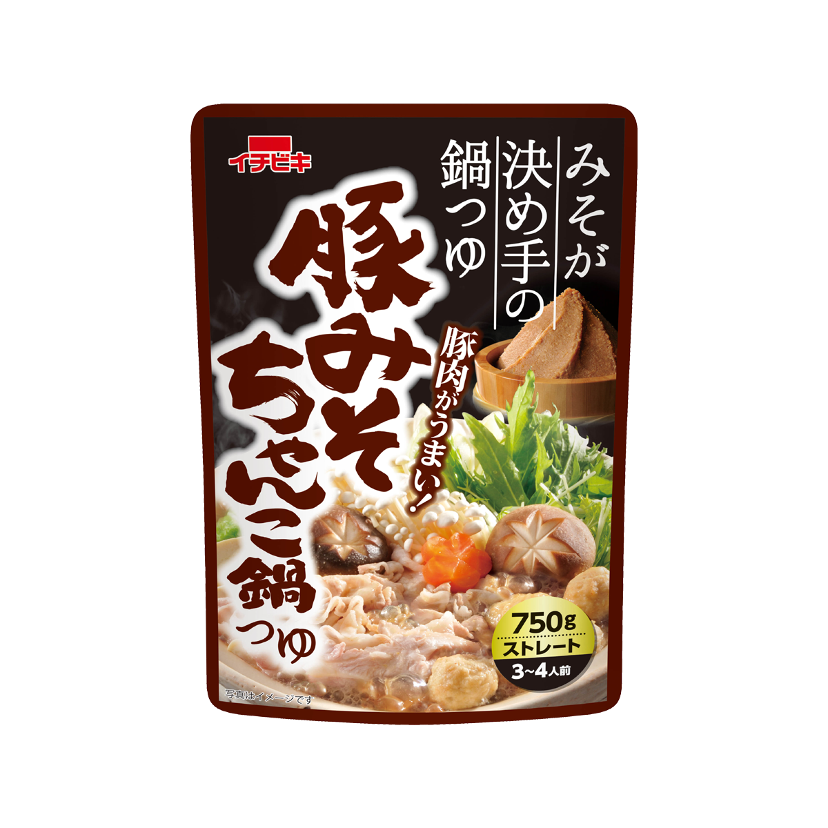 ストレート豚みそちゃんこ鍋つゆ 750g | イチビキ 公式サイト | 名古屋のみそ・しょうゆ・つゆメーカー