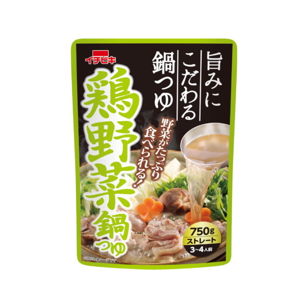 ストレート鶏野菜鍋つゆ 750g  イチビキ 公式サイト  名古屋のみそ・しょうゆ・つゆメーカー