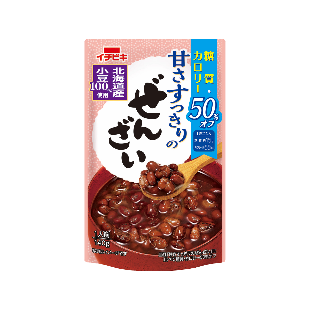 甘さすっきりの糖質カロリー50%オフぜんざい | イチビキ 公式サイト